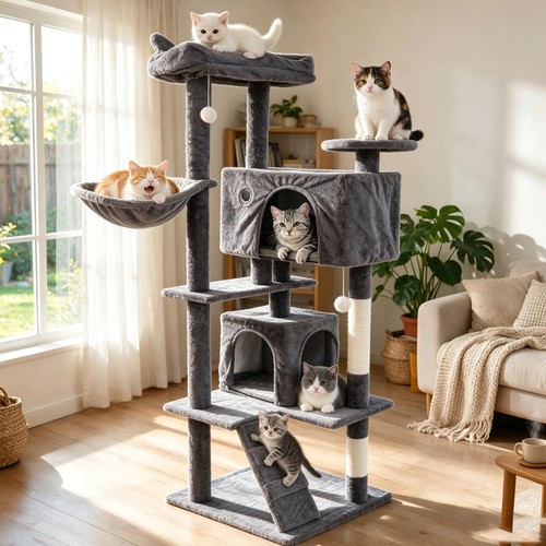 144cm cat tree scratching - 144cm,