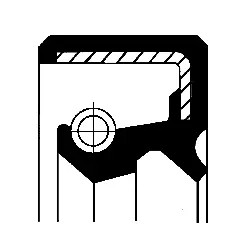 Shaft seal crankshaft fits - seal,