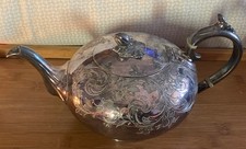 Antique Vintage Silver Teapot