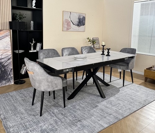 Ceramic dining table ext - ceramic,