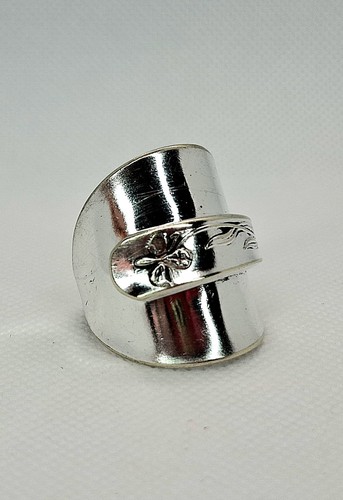 Spoon saddle ring - saddle, silver