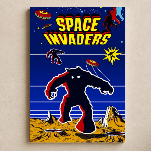 Space invaders retro vintage - space,