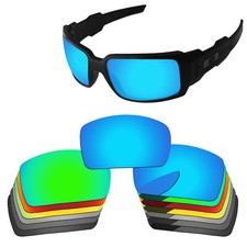 Lenslog Polarized Replacement Lenses For-Oakley Oil Drum Multi-Options