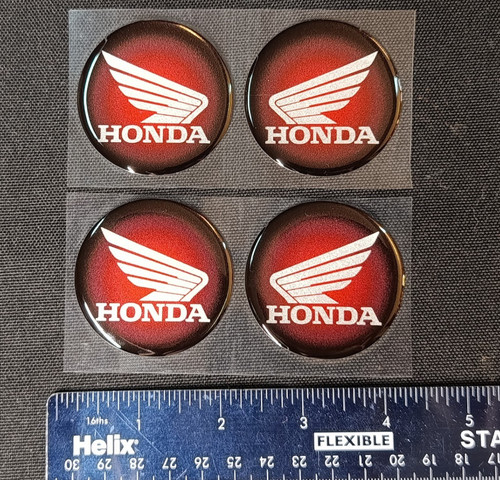 50mm honda gel decals - 4x,