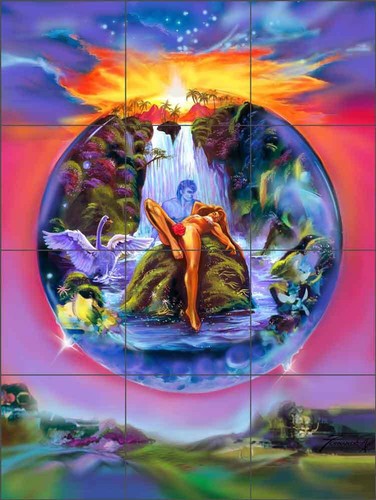 Fantasy tile mural fernando - fantasy,