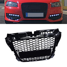 For Audi A3 8P S3 RS3 Facelift 2008-12 Honeycomb Mesh Front Bumper Grille Grill