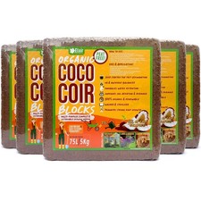 5 x 75 Litre (5kg) Coco Coir