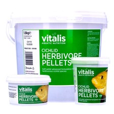 VITALIS RIFT LAKE GREEN CICHLID PELLETS 1.5mm SMALL FISH FOOD AQUARIUM TANK
