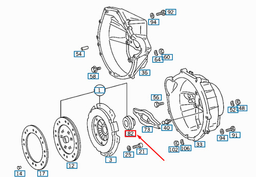 Mercedes benz w124 clutch - mercedes-benz, e