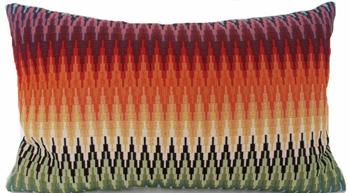 Zig zag tapestry woven fabric - zag,