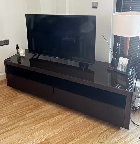 Black glass top - glass,