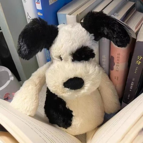 Jellycat black cream - jellycat, puppy