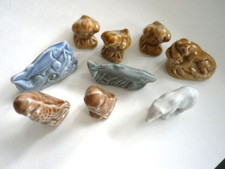 WADE ENDANGERED SPECIES 3 Eagles Panther 2 Falcons Whale Sturgeon Bear, 9 Pieces