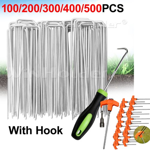 500x weed fabric staples - fabric,
