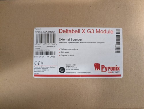 Pyronix deltabell module - pyronix, x