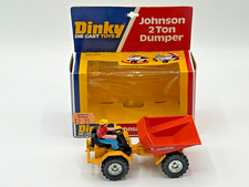 DINKY TOYS #430 JOHNSON 2 TON DUMPER TRUCK WITH DRIVER & Original Box