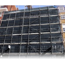 2M X 20M BLACK SCAFFOLD DEBRIS