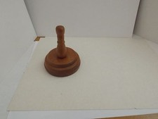 Palm gavel 2 3/8" long in brazillian mahogany and a sounding block to match