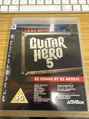 Guitar hero ps3 game - guitar, 5
