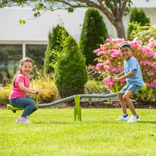 Childrens spinning seesaw with - childrens,