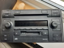 Audi A2 Symphony Double Din Radio CD Stereo TAPE CASSETTE  Player. Brand New.