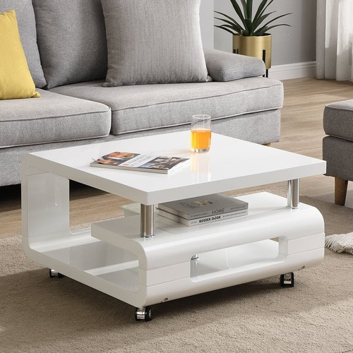 Alena square high gloss coffee - square,