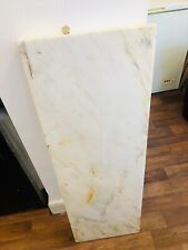 White Marble Stone Hearth Has