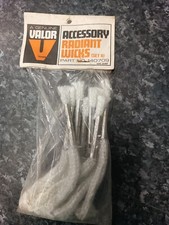 Set of 8 genuine Valor Radiant Wicks, 6" (15cm)  Long, Part No. 140709