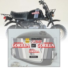 Sticker Fuel Tank Emblem Logo For Honda Gorilla 1981 Complete set LR Side V6 Z50