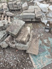 Reclaimed granite kerbs steps