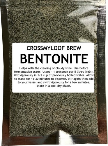 Bentonite for fining - for,