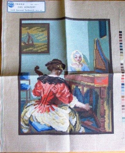 Vintage large german - vintage, tapestry