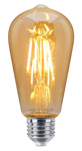 Vintage led light bulb retro - light,