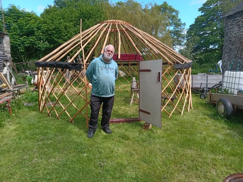 16ft yurt with high - ceiling,