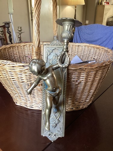 Angel cherub candlestick - cherub,