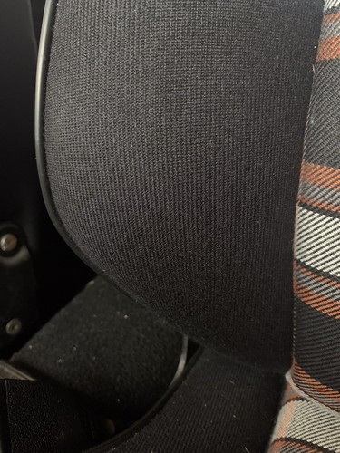 Black bolster seat - black,