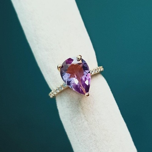 Pear cut alexandrite - pear,