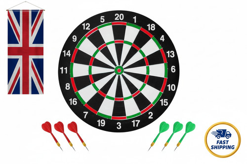 Dart board double - board, sided
