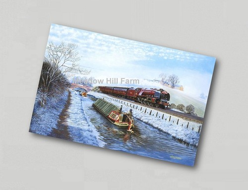 Fridge magnet canal - magnet, barge