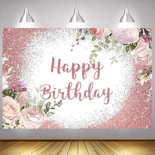 Happy birthday backdrop rose - happy,