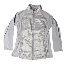 Kyodan Outdoor Full Zip Light Jacket Lavender Long Sleeve Sz. Medium Athleisure