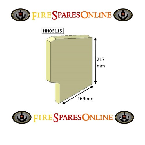 Pair side fire bricks - pair,