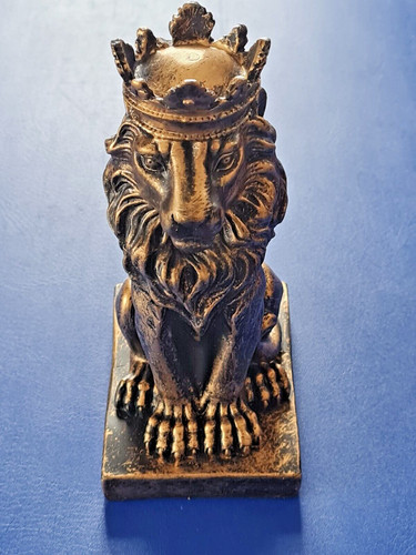 Bronze lion ornament statue - ,