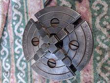 Burnerd 4"  4 jaw Independant chuck  + key fits Myford ML7/Super 7 #25