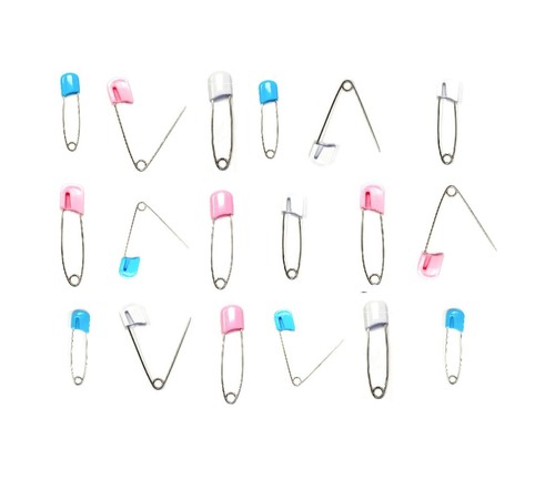 Large nappy baby - baby, pins