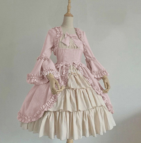 Women medieval lolita dress - medieval,