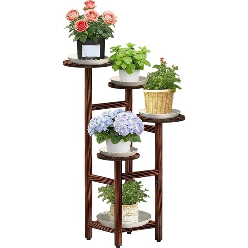 Pine tier plant stand - plant, model