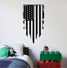 American Flag - Wall Sticker Art Decal for Boys Girls Room Bedroom Decals