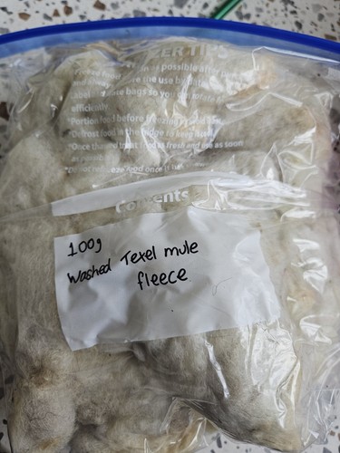 100g washed texel mule - 100g,