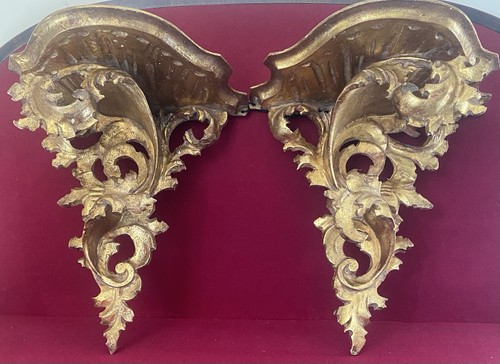 Pair victorian gilded - of,